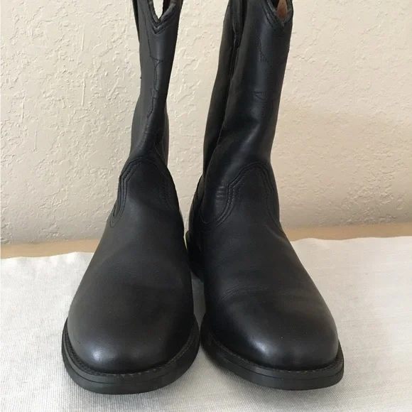 Ariat Heritage Roper Black 14501 Western Cowboy Boots 6C - Picture 4 of 12